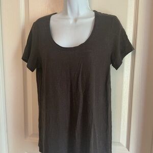 Eileen fisher linen t shirt size medium in brown